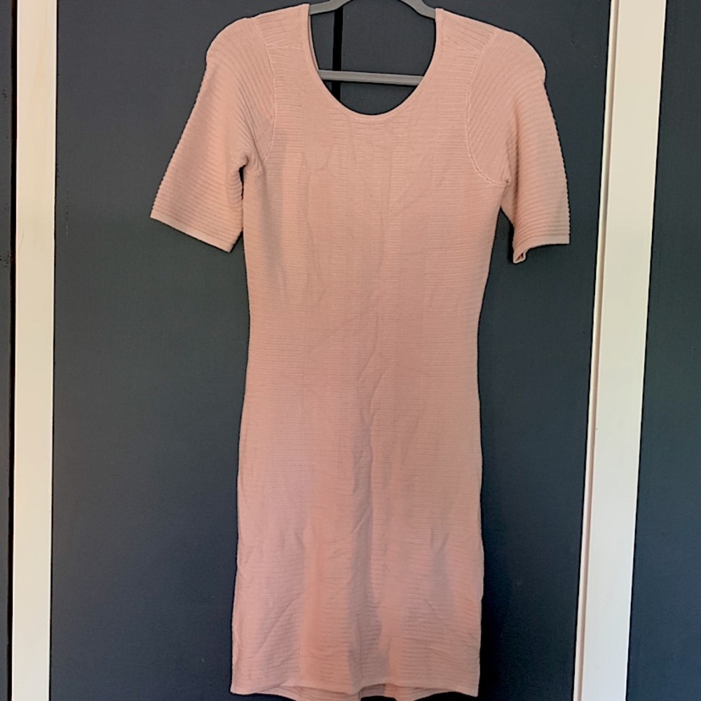 GUESS Pink Midi Dress